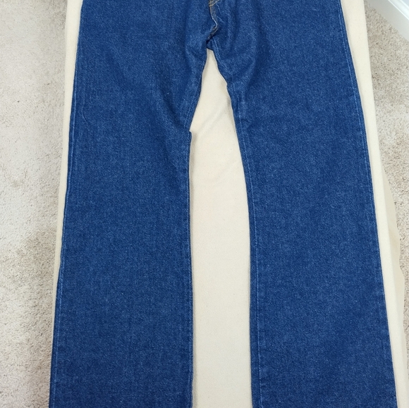 Vintage Levis 517 Jeans Mens 36x32 Blue Bootcut Fit Medium Wash Denim - Picture 3 of 11